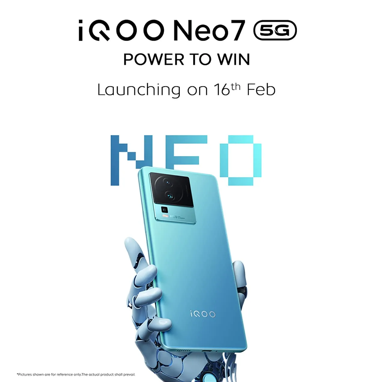 iQOO Neo 7 5G launching on 16th feb