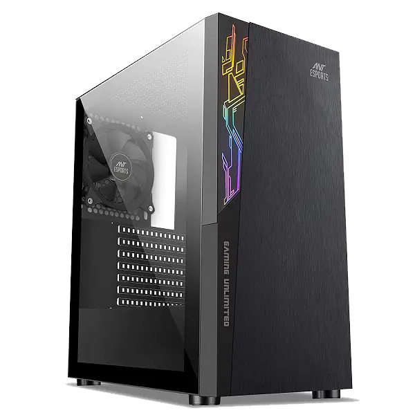ANT Esport ICE 120 AG Tempered Glass Mid Tower Case 1 1