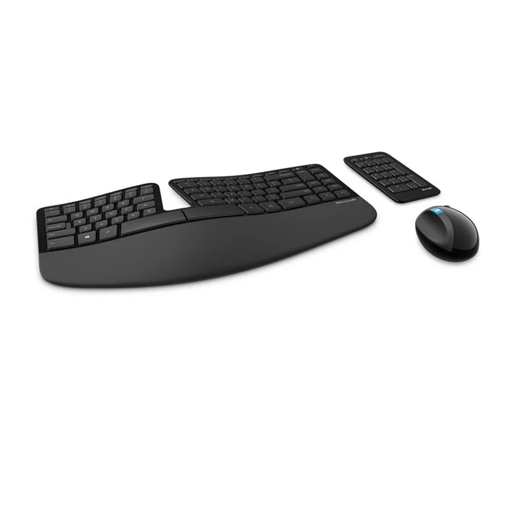 Microsoft L5V 00001 Sculpt Ergonomic Wireless Desktop Keyboard and Mouse jpg
