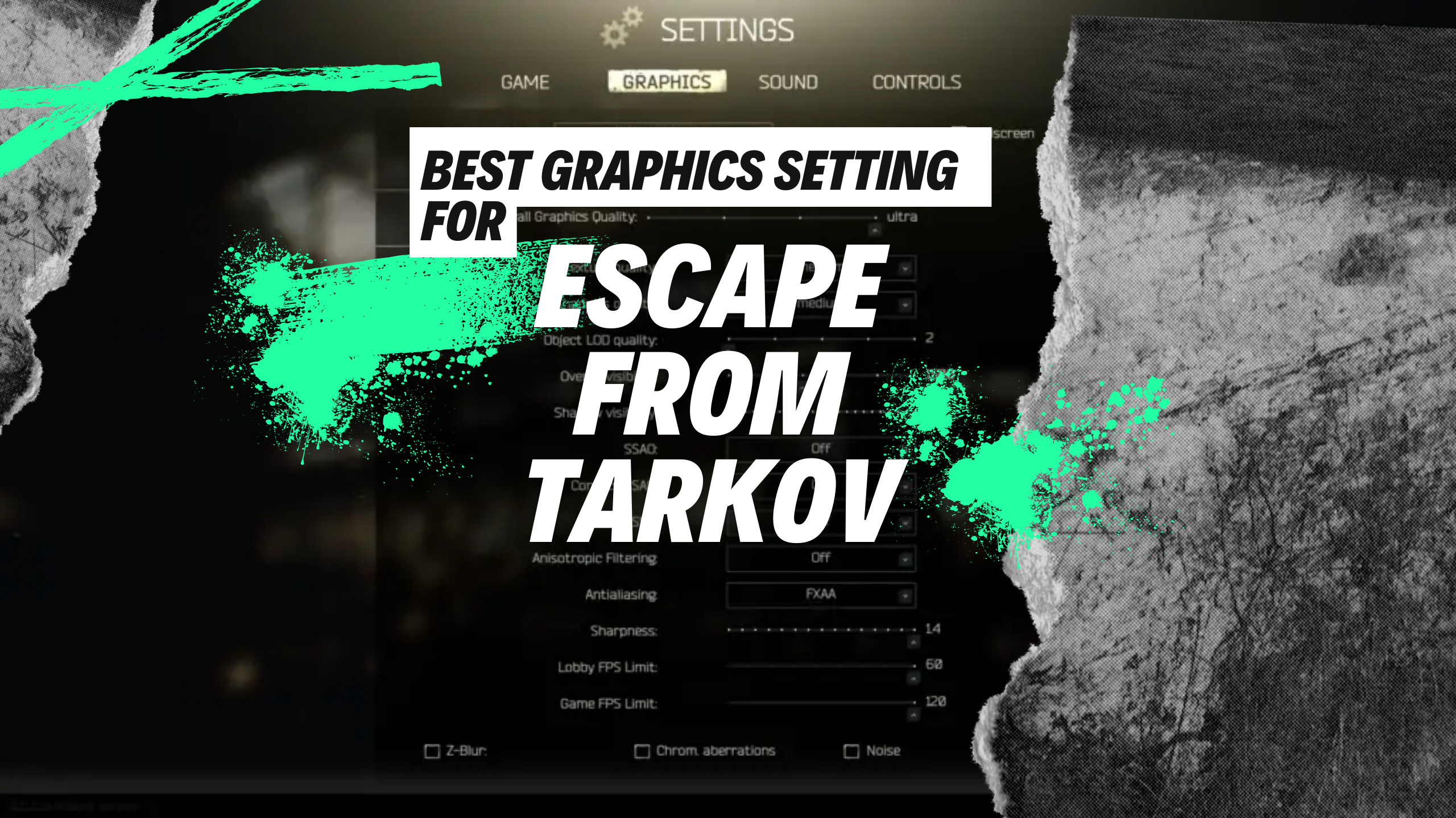 Optimal Tarkov Settings 2024 Fanya Giovanna