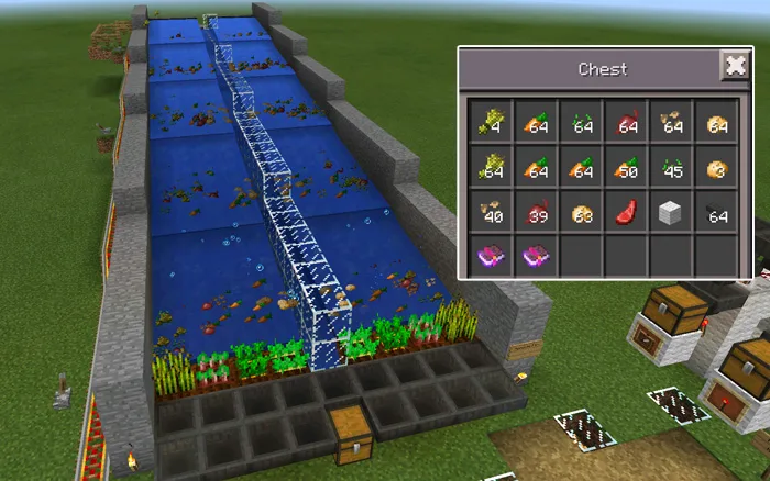 Automatic Farming in Minecraft
